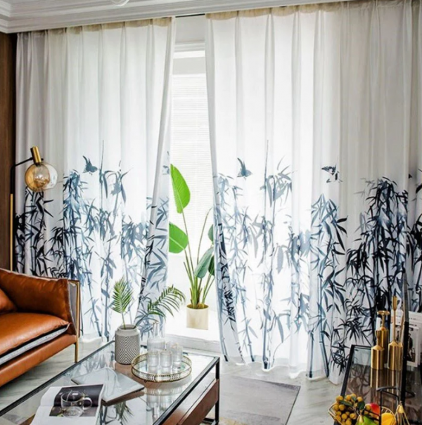 Gorden Tipis dengan Motif Bambu